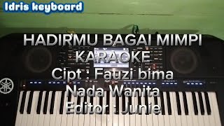 HADIRMU BAGAI MIMPI  KARAOKE  Nada Wanita [upl. by Hannahs]