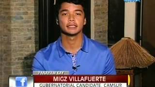 24 Oras 24anyos na si Migz Villafuerte nangunguna sa pagkagobernador ng Camsur [upl. by Arikaahs]