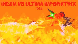 indominus rex vs ultimasaurus imperatrix dc2 [upl. by Aitenev]