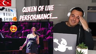 Sertab Erener amp İzmir Big Band  Olsun  AV Reaction 🤩 [upl. by Nirrok]