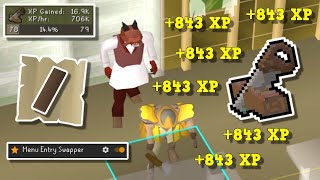 The Best Construction XP In OSRS  The Fastest Way To Level Construction [upl. by Anaidni]