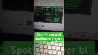 Realtime Spotify power bi dashboard project youtubeshorts powerbishortsvideo [upl. by Roumell]