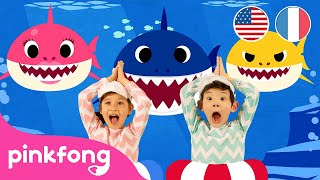 Baby Shark Dance en anglais et en français  Comptines  Pinkfong  Chansons pour Enfants [upl. by Nyraa]