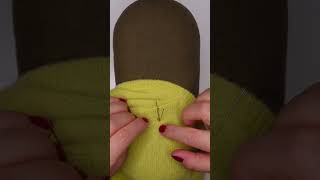 darning a hole in a cashmere sweater  before and after [upl. by Bubalo]