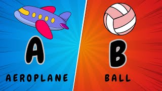 Fun Alphabet Adventure Learn ABCs from A for Aeroplane ✈️ to Z for Zipper 🎒 – Kids Love It [upl. by Aicilif774]