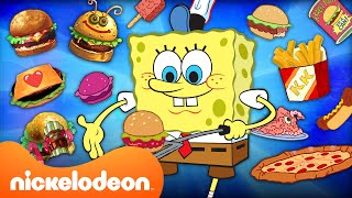 SpongeBob Best FOOD Moments 🍔🍕  SpongeBob SquarePants  Nickelodeon UK [upl. by Sholeen]