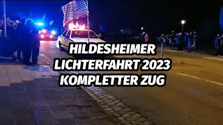 Lichterfahrt Hildesheim Lichterfahrt Hildesheim 17122023  Kompletter Auto Zug  Full HD [upl. by Vernen]