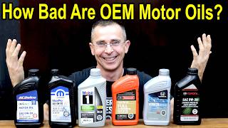 How Bad Is OEM Motor Oil Honda vs Toyota vs ACDelco [upl. by Aicina]