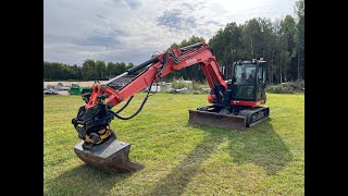 Köp  Grävmaskin Kubota KX0804 [upl. by Cowden25]