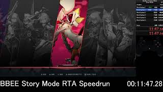 【WR】BlazBlue Entropy Effect Story Mode Speedrun RTA 12828【BBEE】 [upl. by Tillford]