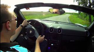 Driving the new Porsche Boxster Full HD [upl. by Animor]