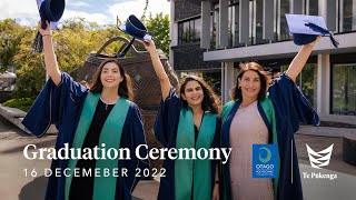 Otago Polytechnic Graduation Ceremony One  16 December 2022 [upl. by Auod]