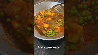 Aloo Matar Ki Easy Recipe  How To Make Aloo Matar Sabji  food viral matar aloo tasty shorts [upl. by Fawna]