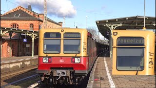 PENDELZUG nach NIKOLASSEE  BR 485885 in Königs Wusterhausen im Februar 2023 [upl. by Diahann995]