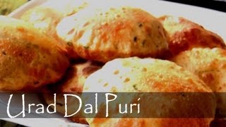 Urad Dal Puri  Bedmi Kachori Recipe [upl. by Brothers]