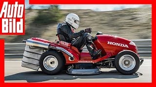 Honda Mean Mower  Der schnellste Rasenmäher der Welt [upl. by Conney]