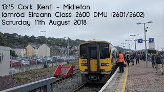 Cork to Midleton by Train Journey Aboard Iarnród Éireann Class 2600 DMU [upl. by Charlie]