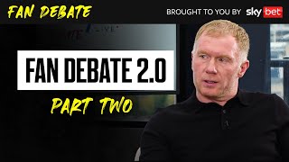 The Overlap Live Fan Debate 20 Gary Neville Jamie Carragher amp Paul Scholes  PL Returns Part 2 [upl. by Montana191]