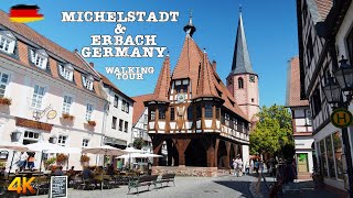 Michelstadt amp Erbach Germany  Walking Tour  2023  Town Hall 500 years [upl. by Alric]