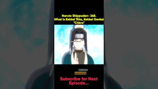 Naruto Shippuden 268What is Kekkei Tōta Kekkei GenkaiquotChkraquot naruto anime [upl. by Coulson]