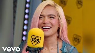 Entrevista completa de Karol G  en vivo Italia [upl. by Magnuson357]