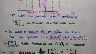 Intermodulation Noise in Satellite Communication [upl. by Ettevahs]