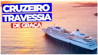 COMO é CRUZEIRO DE TRAVESSIA TUDO que VOCÊ PRECISA SABER  Aprenda viajar de Graça de Cruzeiro [upl. by Alleirbag]