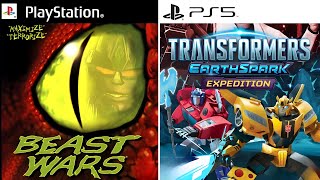 Transformers Games PlayStation Evolution 19972023 [upl. by Gearalt]