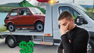 SPRZEDAWCA NIE CHCIAŁ SIĘ TARGOWAĆ FIAT 126p z WĘGIER [upl. by Eenoj]