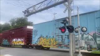 CSX L780 At Palmer Street With A Very Sick GS Type 1 Ebell In PC Florida [upl. by Ydisahc]