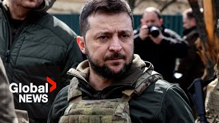 RussiaUkraine Zelenskyy confirms Ukrainian troops pushing into Russian territory [upl. by Cibis]