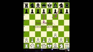 Bird opening  Horsefly Defense chess chessopenings [upl. by Ardisi]