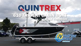 Quintrex 610 Trident  Walk Through Video [upl. by Ashford]