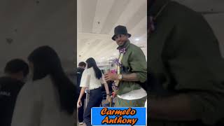 Carmelo Anthony Arrival Philippines 2023 [upl. by Oigres844]