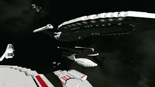 All of my Star Trek ships at the moment Space Engineers [upl. by Stark559]