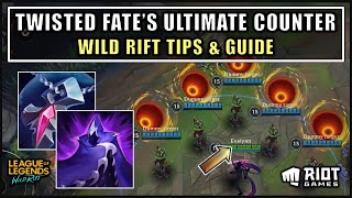 THE BEST ITEMS TO COUNTER TWISTED FATE  WILD RIFT TIPS amp GUIDE [upl. by Graehme]