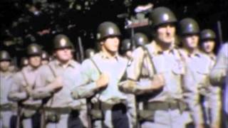 Delaware Army National Guard Parade in Wilmington Delaware  1950s [upl. by Tenrag]