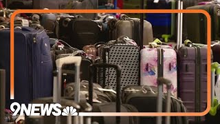 10000 unattended bags at DIA as Southwest cancellations delays continue Tuesday [upl. by Wordoow]