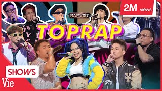 TỔNG HỢP 13 bản rap best performance RAP VIỆT MÙA 3  PLAYLIST Live Stage  rap hay nhất [upl. by Mazel]