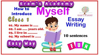 Easy Essay Writing Class 1 Tutorial lTips and Tricks Understanding Essays Comprehensive Guide [upl. by Setarcos]