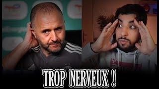 Djamel Belmadi le sélectionneur de lAlgérie estil trop Nerveux [upl. by Ylrebmik]