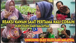 REAKSI KAWAN COBAIN OLEH OLEH DARI MALAYSIA JADI PENASARAN INGIN KE MALAYSIA SECEPATNYA [upl. by Rasaec]