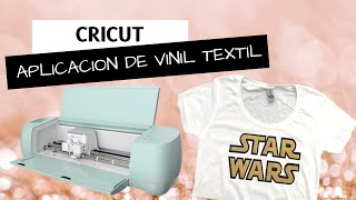 Tutorial Como aplicar Vinil Textil en capas con tu Cricut [upl. by Ailet]