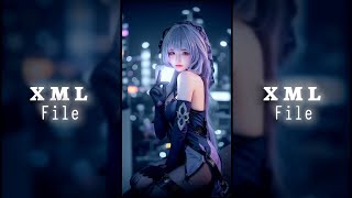 NEW EDIT XML FILE VIDEO DJ REMIX X TIKTOK AI MODELS [upl. by Assillim]