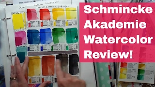 Schmincke Akademie Watercolor Review [upl. by Bullivant]