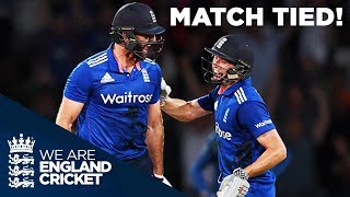 The Best ODI Ever England Tie Match With Six Off The Last Ball v Sri Lanka 2016 [upl. by Gaeta]