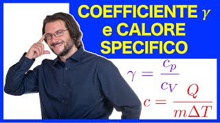 Calore specifico e coefficiente gamma [upl. by Ikin]