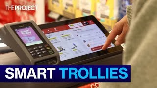 Coles To Introduce AI Trollies [upl. by Aynotan277]