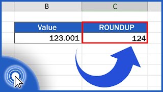 How to ROUNDUP in Excel [upl. by Ahgiela68]