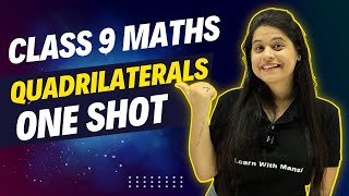 Quadrilaterals  One Shot  Class 9 Maths [upl. by Lokin160]